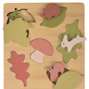 Houten bos puzzel