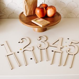 Caketopper - 1 t/m 5