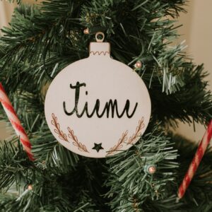 Kerstbal met naam