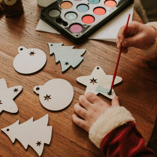 Kerstballen zelf verven - knutselset - Afbeelding 2