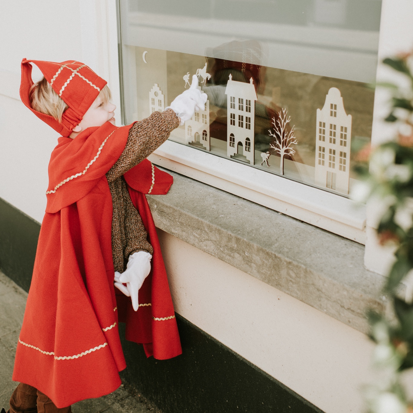 Plagen Traditioneel Streven Houten sinterklaas raamstickers - Feestje van Hout