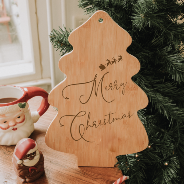 Borrelplank in de vorm van een kerstboom - Afbeelding 4