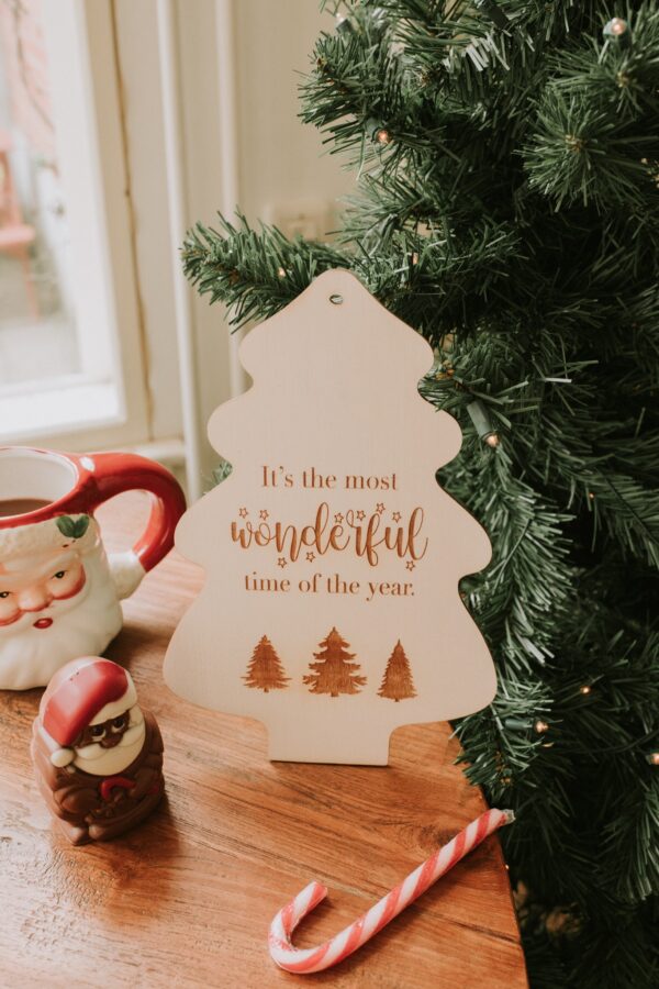 Borrelplank in de vorm van een kerstboom - Afbeelding 2