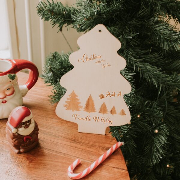 Borrelplank in de vorm van een kerstboom - Afbeelding 3
