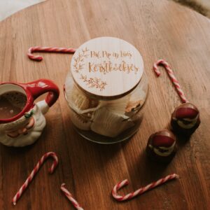 kerst koekjes pot