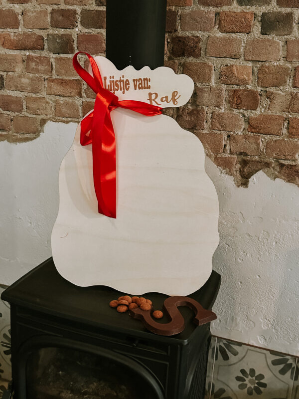 Sinterklaas verlanglijstje van hout - Afbeelding 5